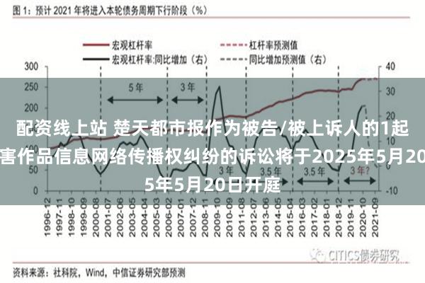 配资线上站 楚天都市报作为被告/被上诉人的1起涉及侵害作品信息网络传播权纠纷的诉讼将于2025年5月20日开庭