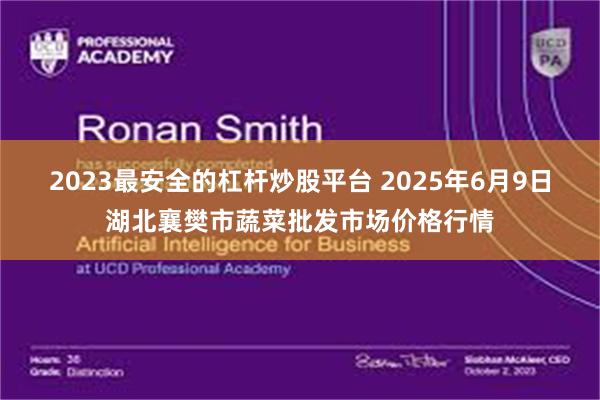 2023最安全的杠杆炒股平台 2025年6月9日湖北襄樊市蔬菜批发市场价格行情